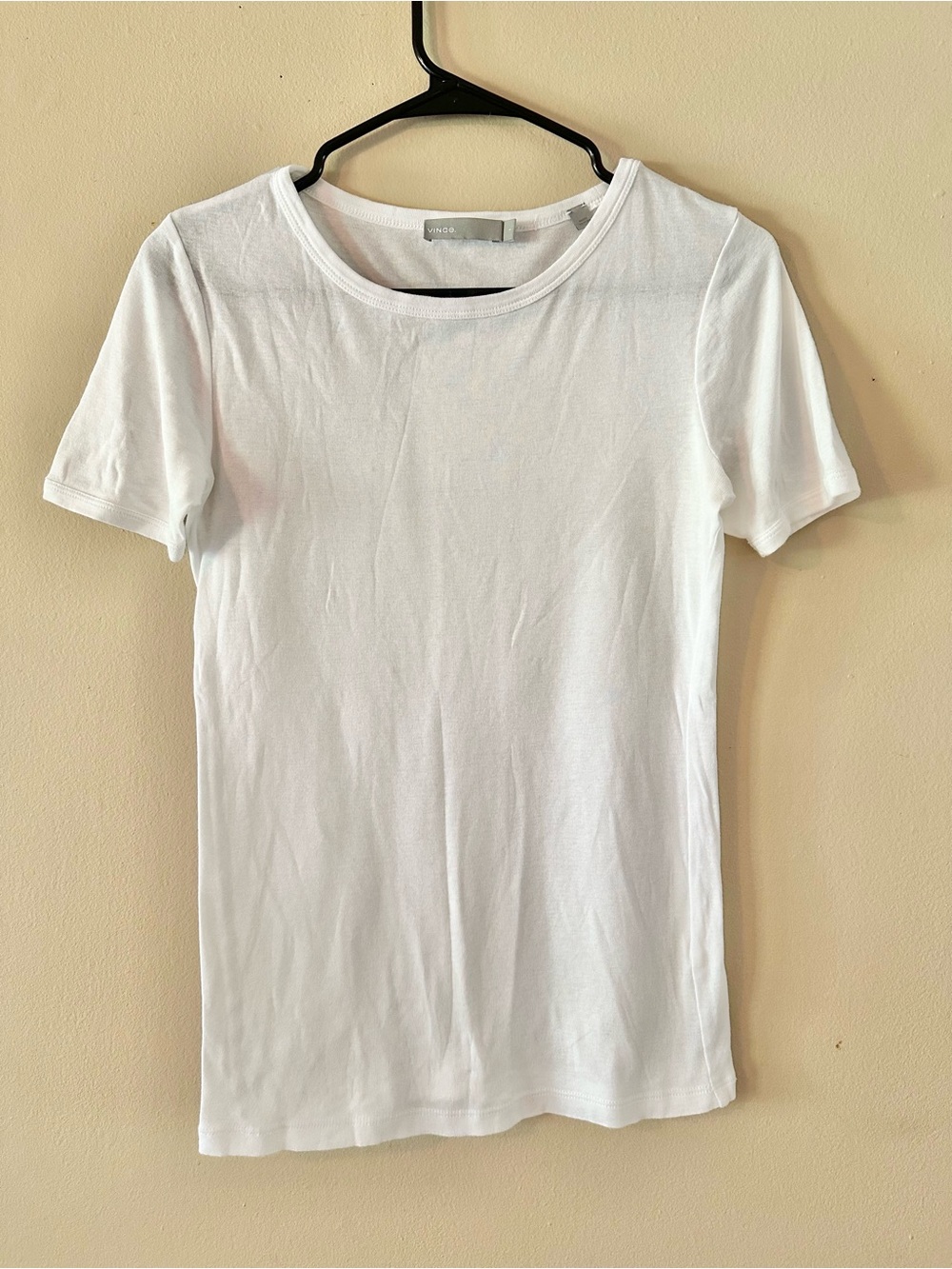 Vince White Premium 100% Pima Cotton Crewneck Tee, Sz S